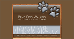 Desktop Screenshot of bendogwalking.com